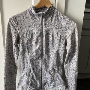 Lululemon Floral Print ZipUp - Size 2